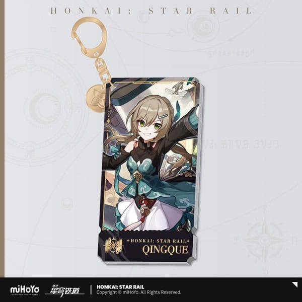 Honkai: Star Rail Character Acrylic Nyckelring Qingque 9 cm