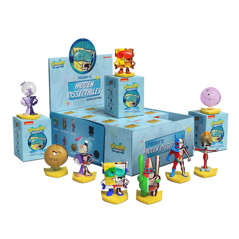 Spongebob Squarepants Blind Box Hidden Dissectibles Series 04 (Super ed.) Display (12)