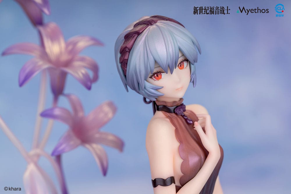 Evangelion PVC Staty 1/7 Rei Ayanami: Whisper of Flower Ver. 15 cm