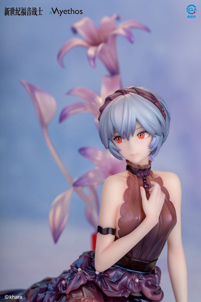 Evangelion PVC Staty 1/7 Rei Ayanami: Whisper of Flower Ver. 15 cm