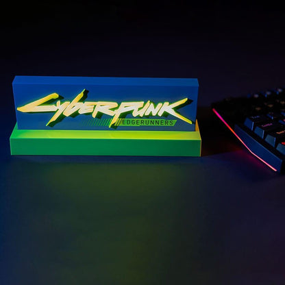 Cyberpunk Edgerunner LED-Light Logo 22 cm