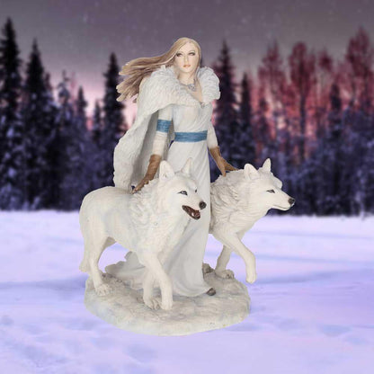 Anne Stokes Staty Winter Guardians 23 cm