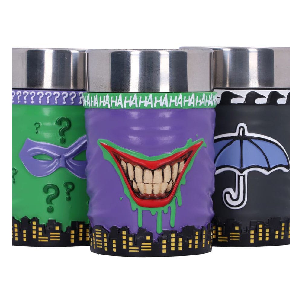 DC Comics Shotglases Batman Super-Villains 3-Pack