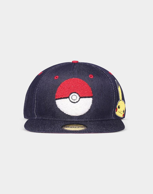 Pokemon Denim Keps Logo