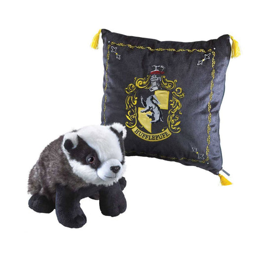 Harry Potter House Mascot Kudde with Gosedjur Hufflepuff