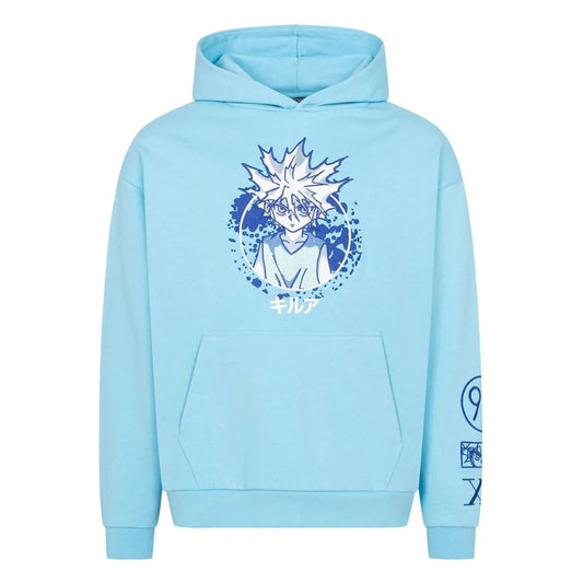 Hunter x Hunter Hooded Sweater Graphic Blue