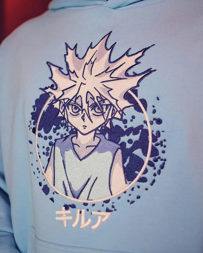 Hunter x Hunter Hooded Sweater Graphic Blue