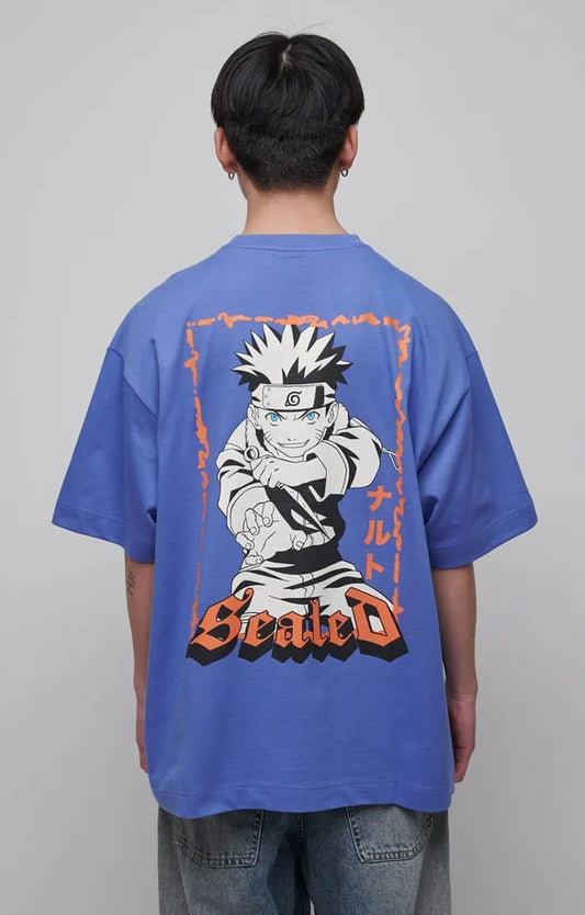 Naruto Shippuden T-Shirt Graphic Blue