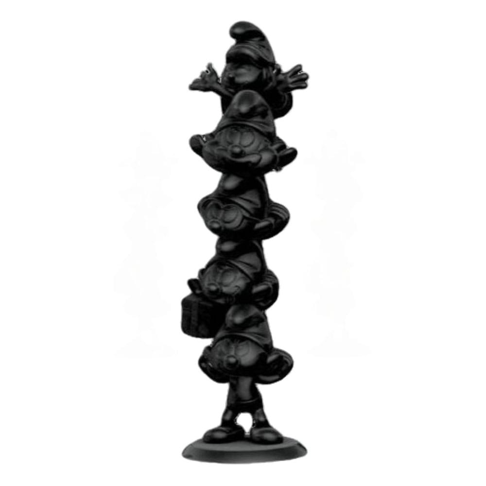 The Smurfs  Statue Smurfs Column Black Edition 50 cm