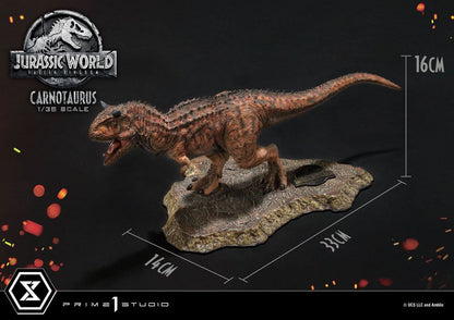 Jurassic World: Fallen Kingdom 1/38 Carnotaurus PVC Staty