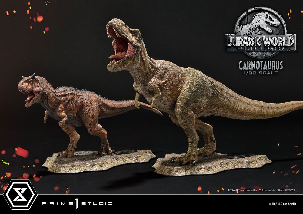 Jurassic World: Fallen Kingdom 1/38 Carnotaurus PVC Staty