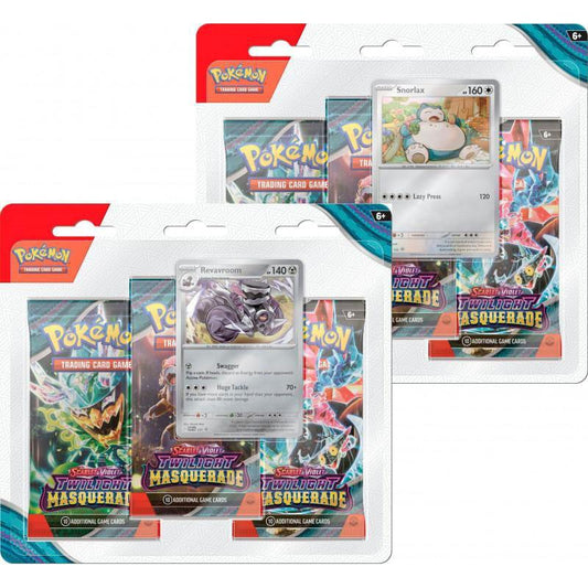 Pokemon TCG Scarlet & Violet 06 Blister Booster 3-Pack *English Version* Set (2)