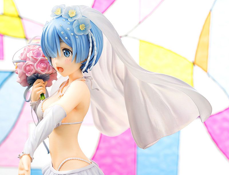 Re:ZERO -Starting Life in Another World- PVC Staty 1/7 Rem Wedding Ver. 22 cm