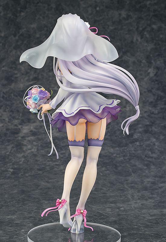 Re:ZERO -Starting Life in Another World- PVC Staty 1/7 Emilia Wedding Ver. 25 cm