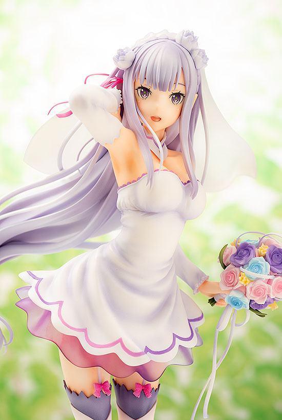 Re:ZERO -Starting Life in Another World- PVC Staty 1/7 Emilia Wedding Ver. 25 cm