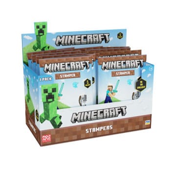 Minecraft Stämplar 6cm Set (24 stycken)