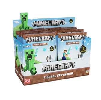 Minecraft Figurl-Nyckelring Display (24)