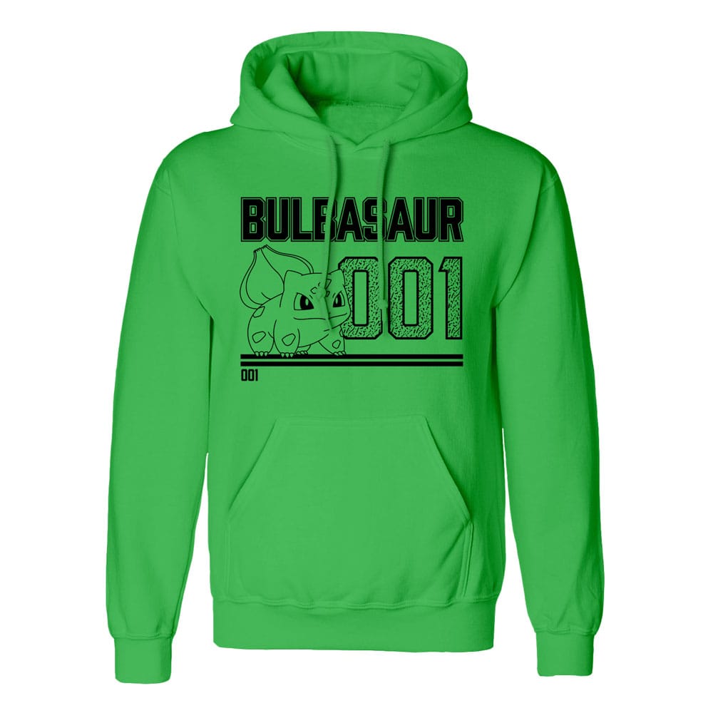 Pokemon Hooded Sweater Bulbasaur Line Art Size M