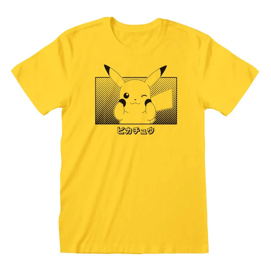 Pokemon T-Shirt Pikachu Katakana