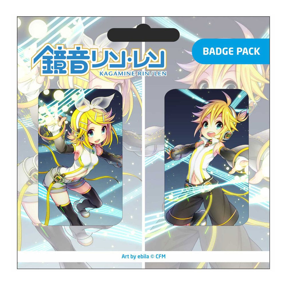 Hatsune Miku Pin Emblem / Pins 2-Pack Set C