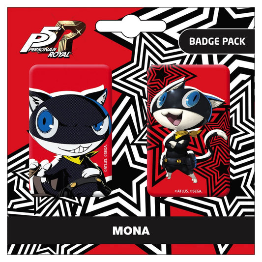 Persona 5 Royal Pin Emblem / Pins 2-Pack Mona / Morgana