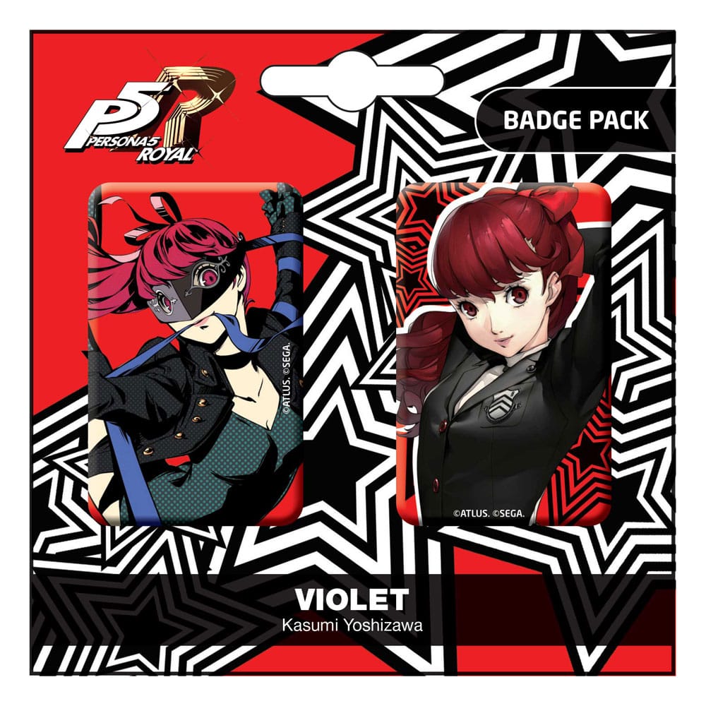 Persona 5 Royal Pin Emblem / Pins 2-Pack Violet / Kasumi Yoshizawa