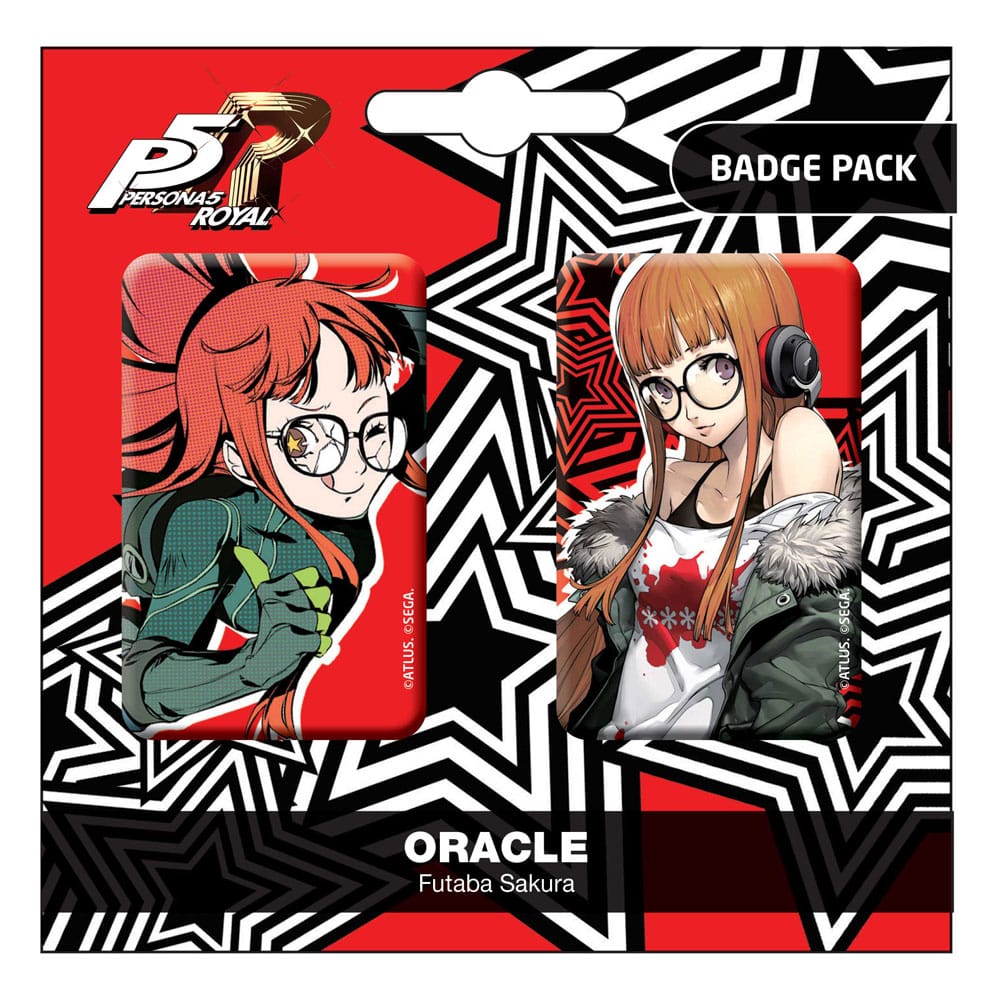 Persona 5 Royal Pin Emblem / Pins 2-Pack Oracle / Futaba Sakura