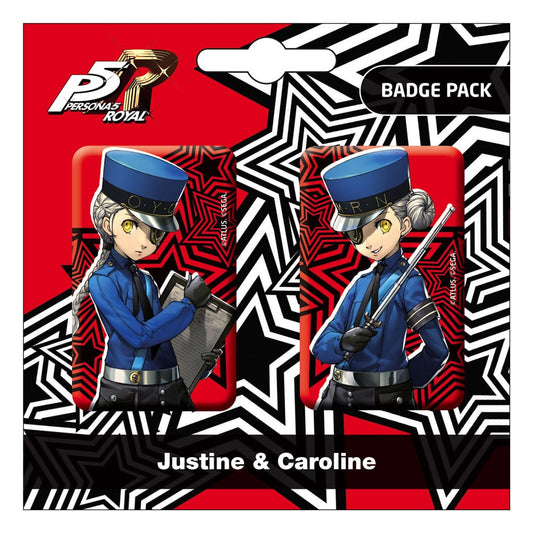 Persona 5 Royal Pin Emblem / Pins 2-Pack Justine & Caroline