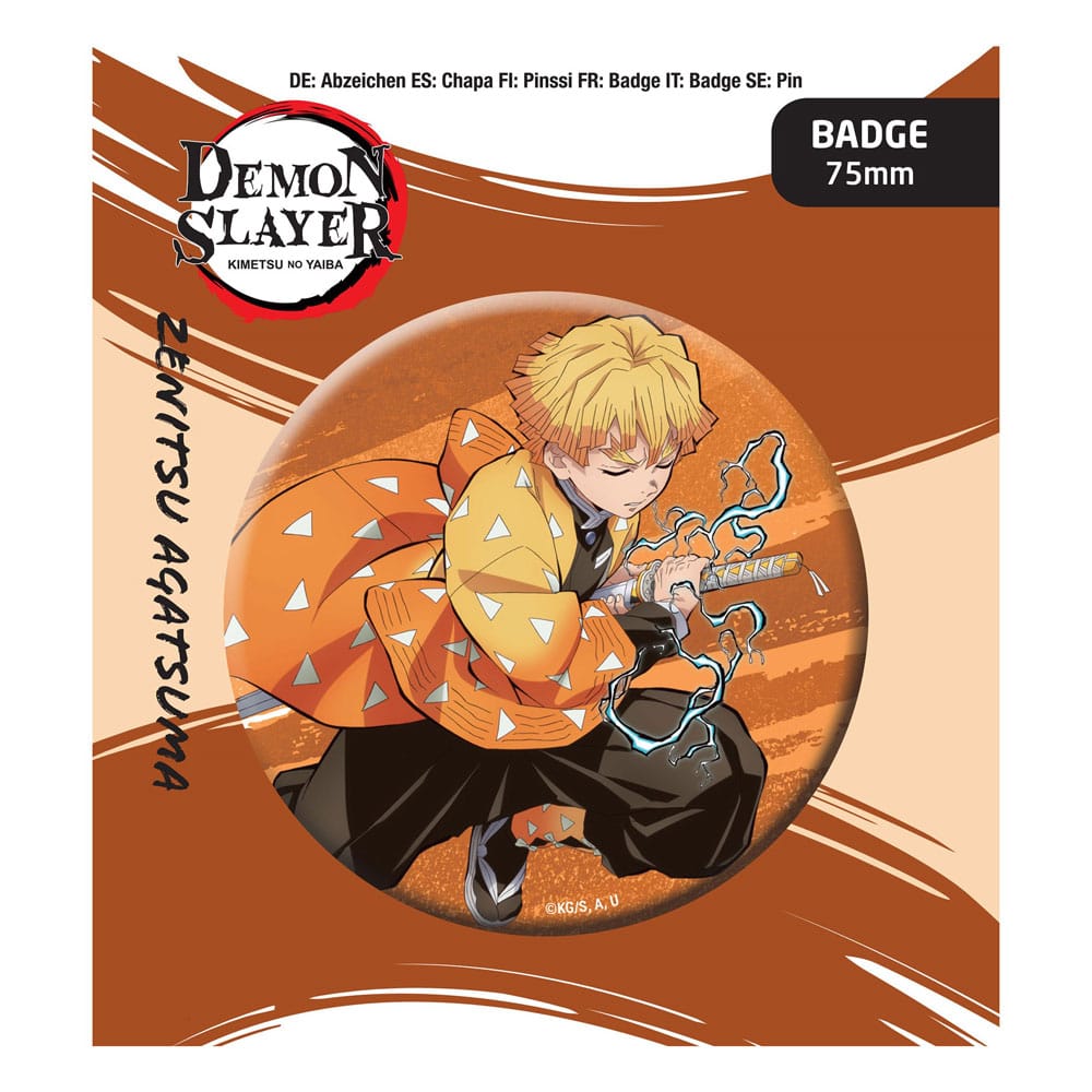 Demon Slayer: Kimetsu no Yaiba Pin Emblem / Pin Zenitsu Agatsuma