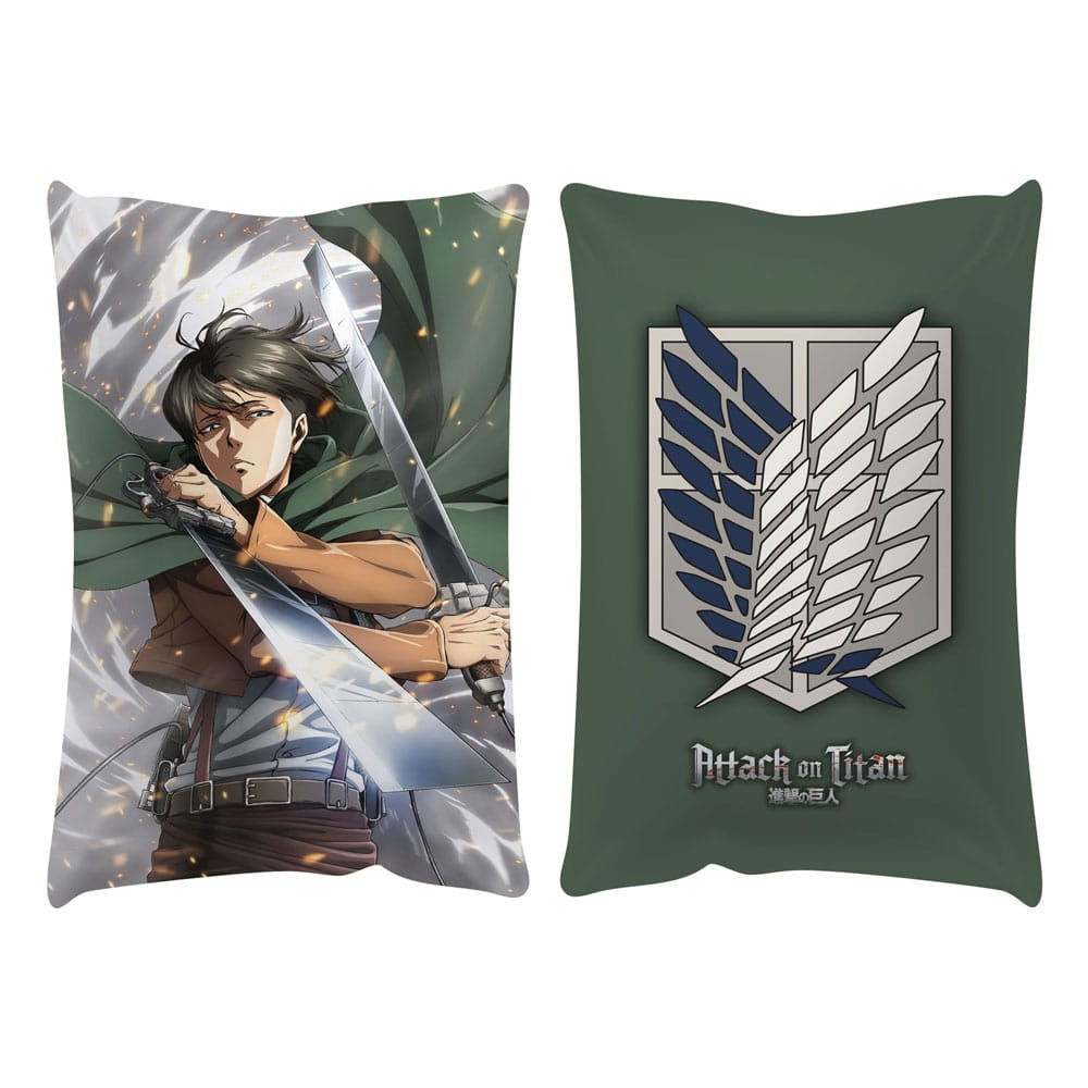 Attack on Titan Kudde Levi Attack 50 x 35 cm