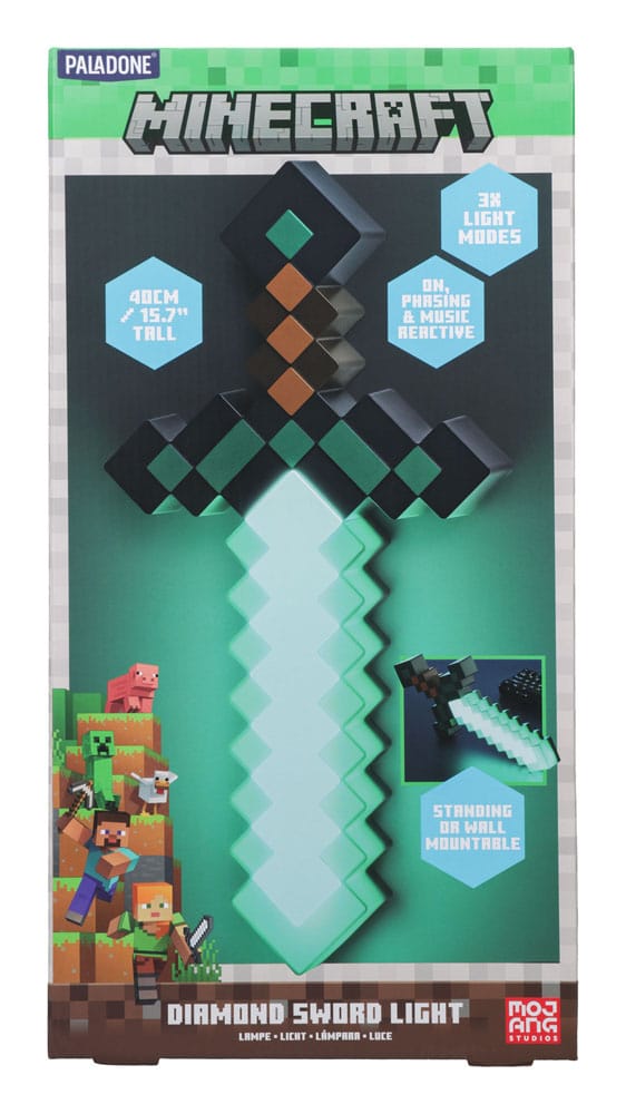 Minecraft Diamond Sword Light 40 cm