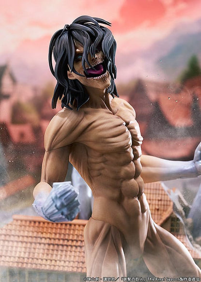 Eren Jaeger Attack Titan PVC Staty - 25 cm