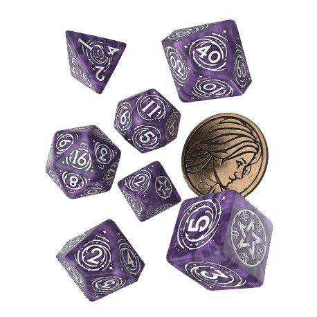 The Witcher Dice Set Yennefer Lilac and Gooseberries (7)