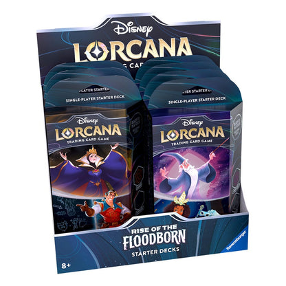 Disney Lorcana TCG Rise of the Floodborn Starter Decks Display (8) *English Edition*