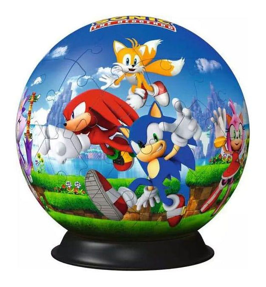 Sonic - The Hedgehog 3D Pussel Characters Pussel Ball (72 bitar)