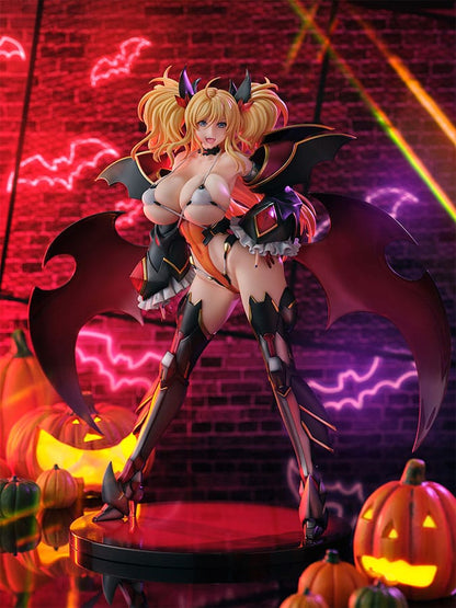 Trick or Treat! Come On and Hand Over Those Sweets?

Kirara Onisaki from Taimanin RPGX in figure form!!
Sculpted in a daring Halloween Vampire costume!
The costume allows Kirara-senpai's rocket body stand out?

You can replace her torso and drown in her sweets as much as you like.
Time to treat yourself with your very own Kirara-senpai!