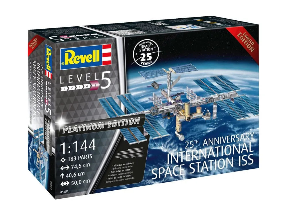 International Space Station ISS Model Kit 1/144 25th Anniversary Platinum Edition 74 cm