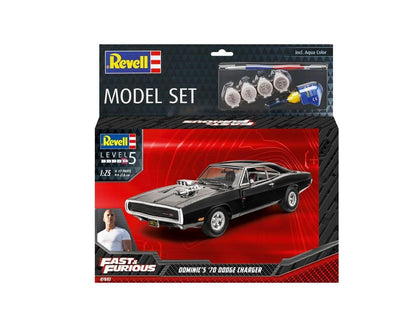 The Fast & Furious Model Kit with basic accessories Dominic's 1970 Dodge Charger