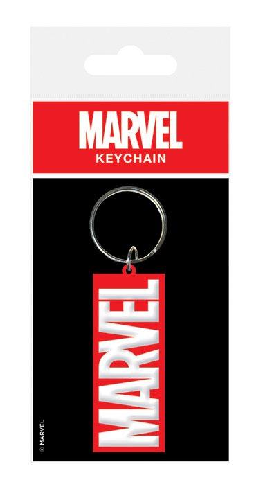 Marvel Comics Rubber Nyckelring Logo 6 cm