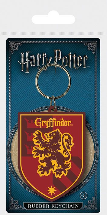 Harry Potter Rubber Nyckelring Gryffindor 6 cm