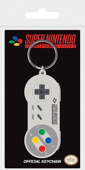 Nintendo Rubber Nyckelring SNES Controller 6 cm