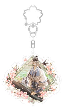 Grandmaster of Demonic Cultivation Spring Season Series Acrylic Nyckelring Lan Wangji 7 cm