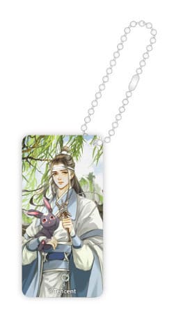 Grandmaster of Demonic Cultivation Summer Season Series Acrylic Domino Nyckelring Lan Wangji 6 cm