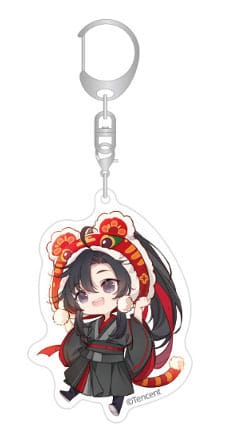 Grandmaster of Demonic Cultivation Acrylic Nyckelring Wei Wuxian Chibi Style 7 cm