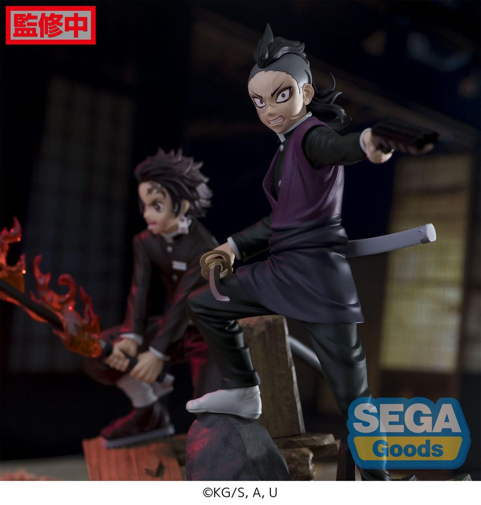 Demon Slayer: Kimetsu no Yaiba Genya Shinazugawa PVC Staty 15 cm