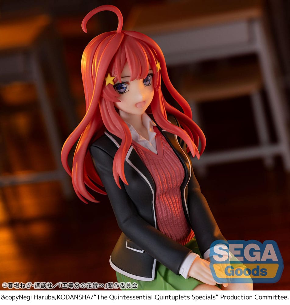 Itsuki Nakano PVC Staty 10 cm - The Quintessential Quintuplets