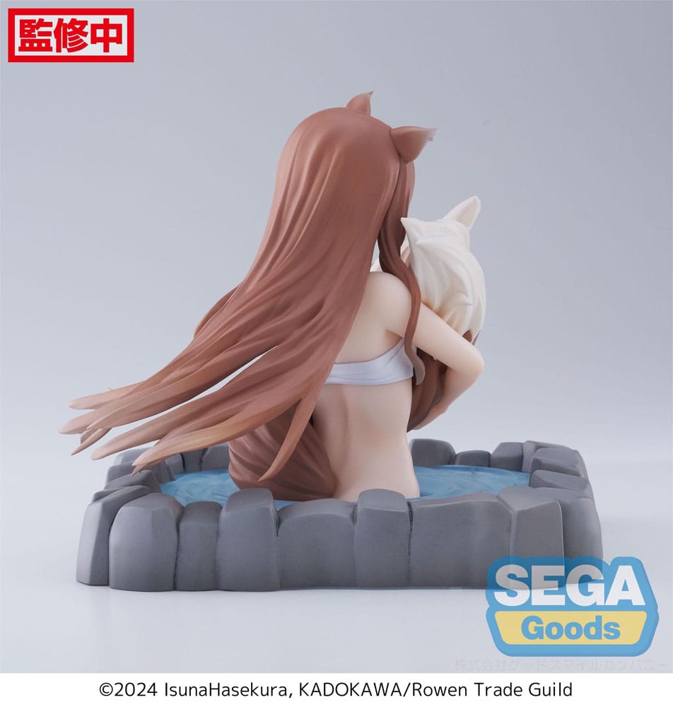 Spice and Wolf PVC Staty - Merchant och Klok Varg 13 cm