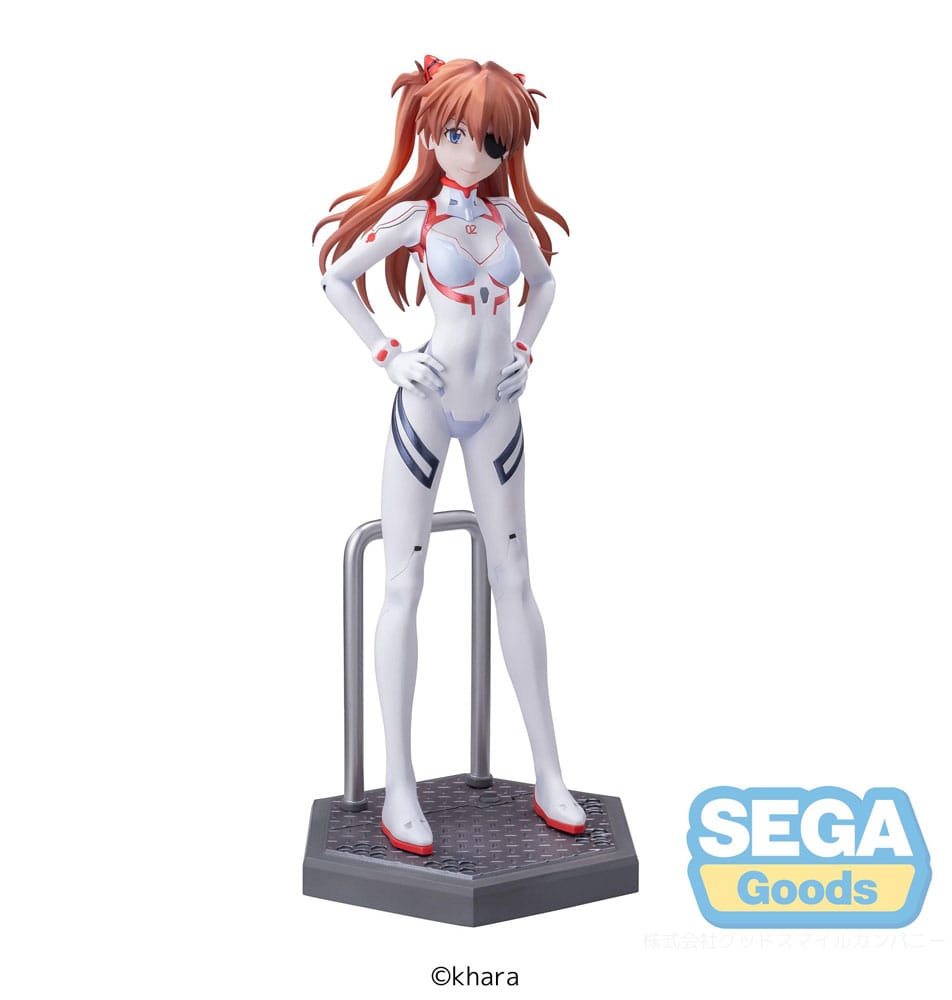 From the "Evangelion: 3.0+1.0 Thrice Upon a Time" series comes this PVC Statue. It stands 22 cm tall and comes with base in a printed box.