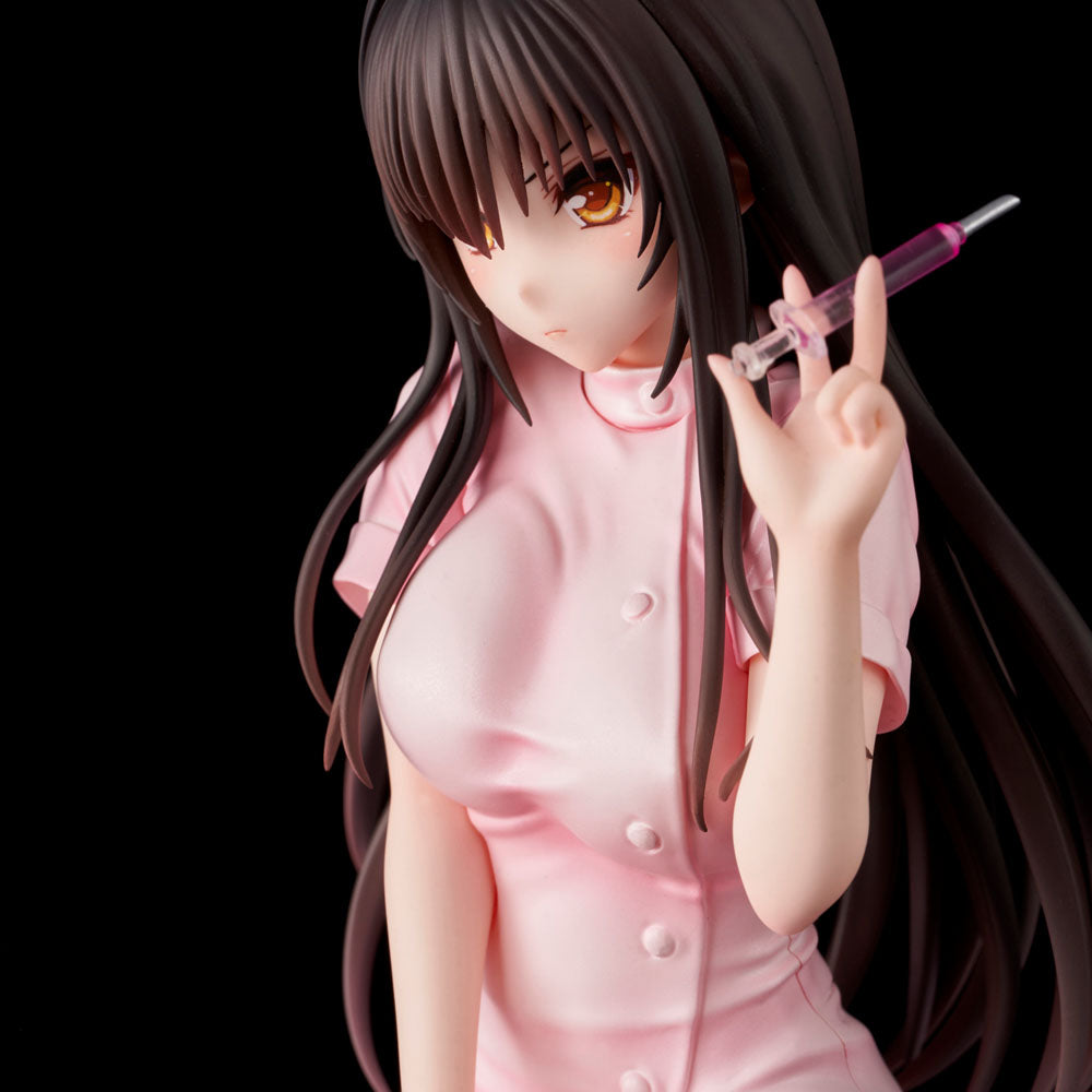 To Love-Ru Darkness Staty PVC Yui Kotegawa Nurse Cos 22 cm