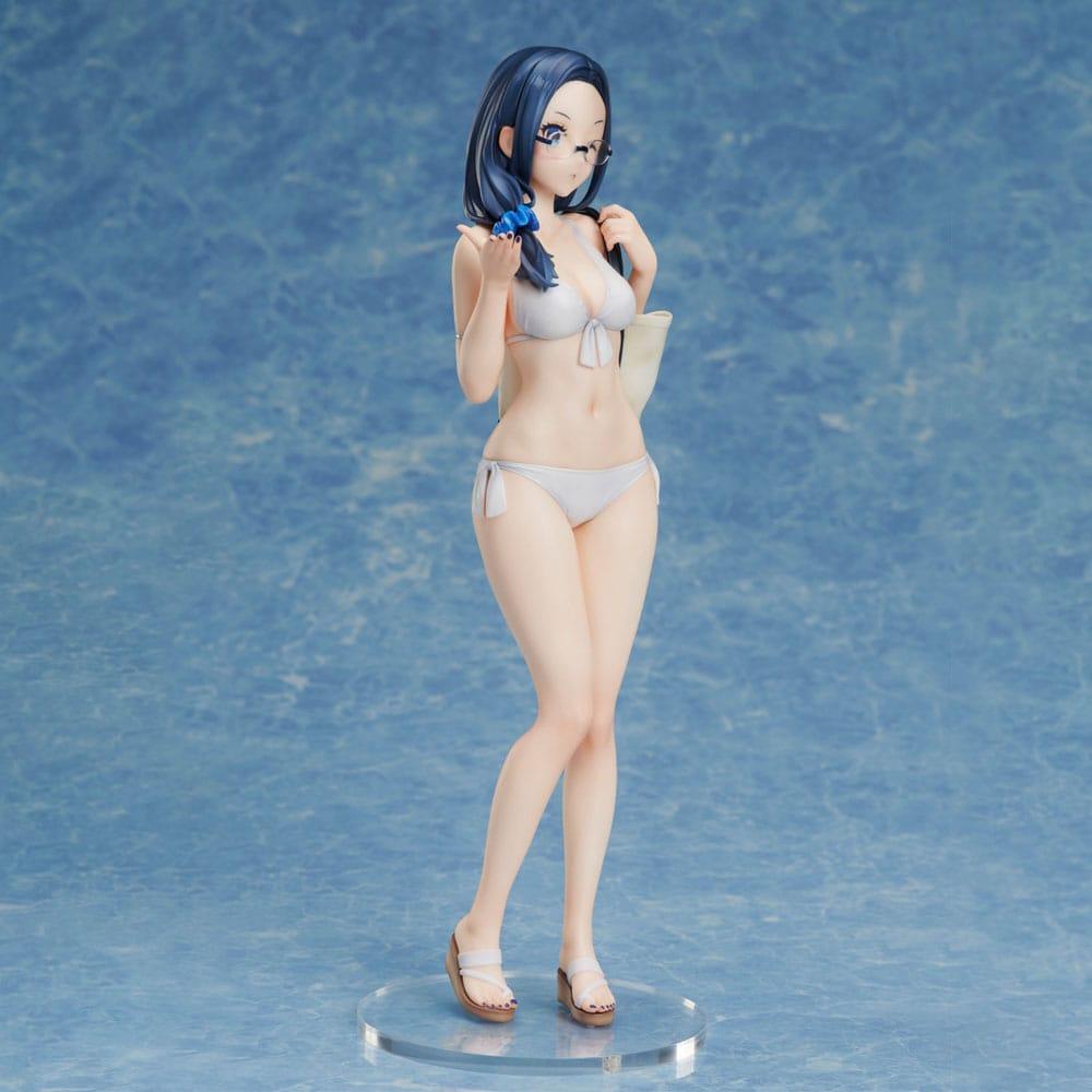 92M Illustration PVC Staty Myopic sister Date-chan Swimsuit Ver. Limited Edition 26 cm